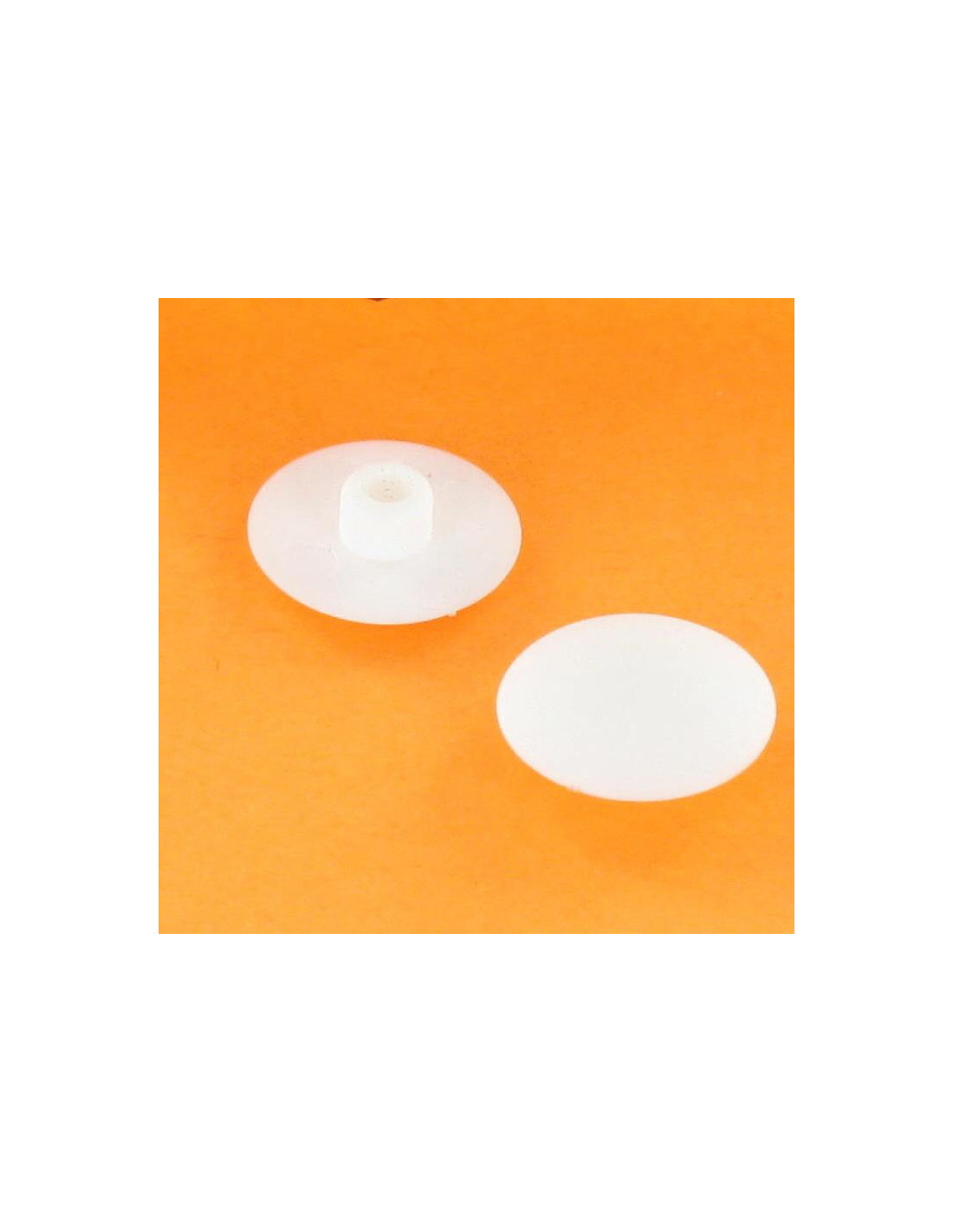 Cache Tête Vis Chc Fhc Clé De 4 Hc4 4.2x13 Nylon Ral9016 Blanc Signalisation-1 Pièce