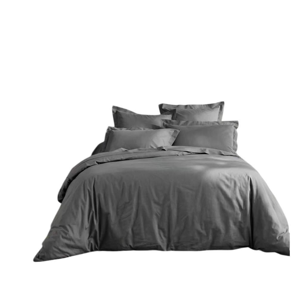 Housse De Couette 220 X 240 Cm Line Anthracite