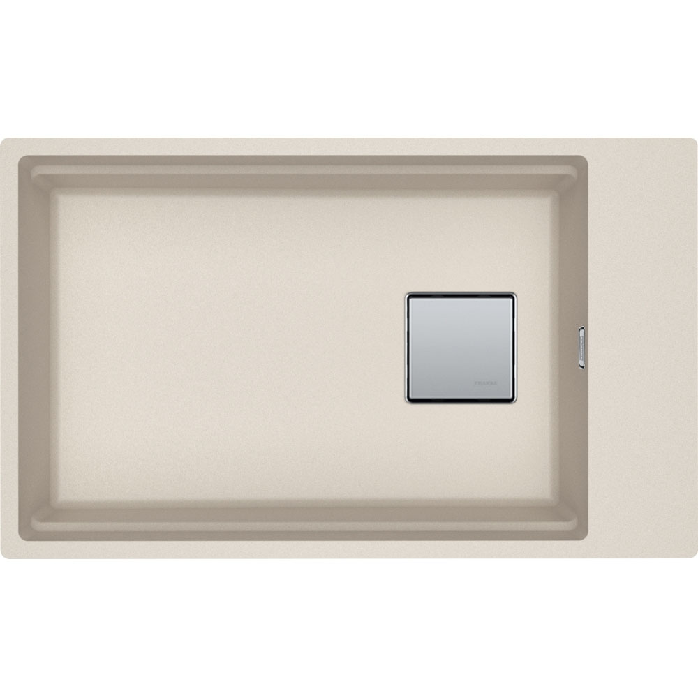 Franke - Cuve Kubus 2.0 Fragranit Kng 110-62 - Café Crème - Manuel - 760 X 460 X 200 Mm (sous-meuble 80 Cm)