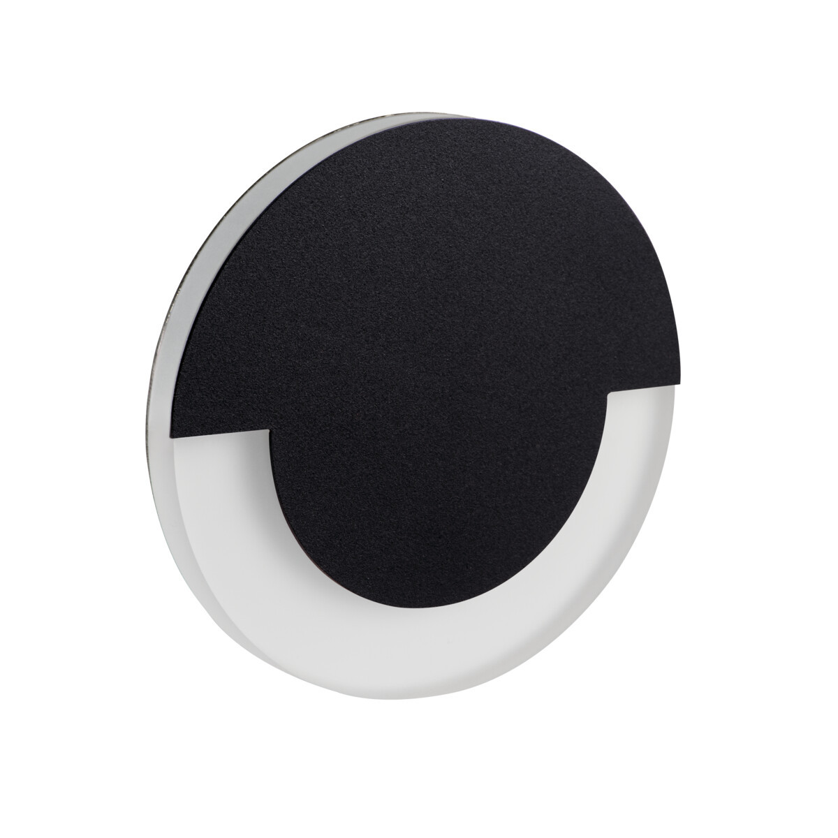 Luminaire Led Escalier - Encastré - Noir - Acier Inoxydable - 70mm