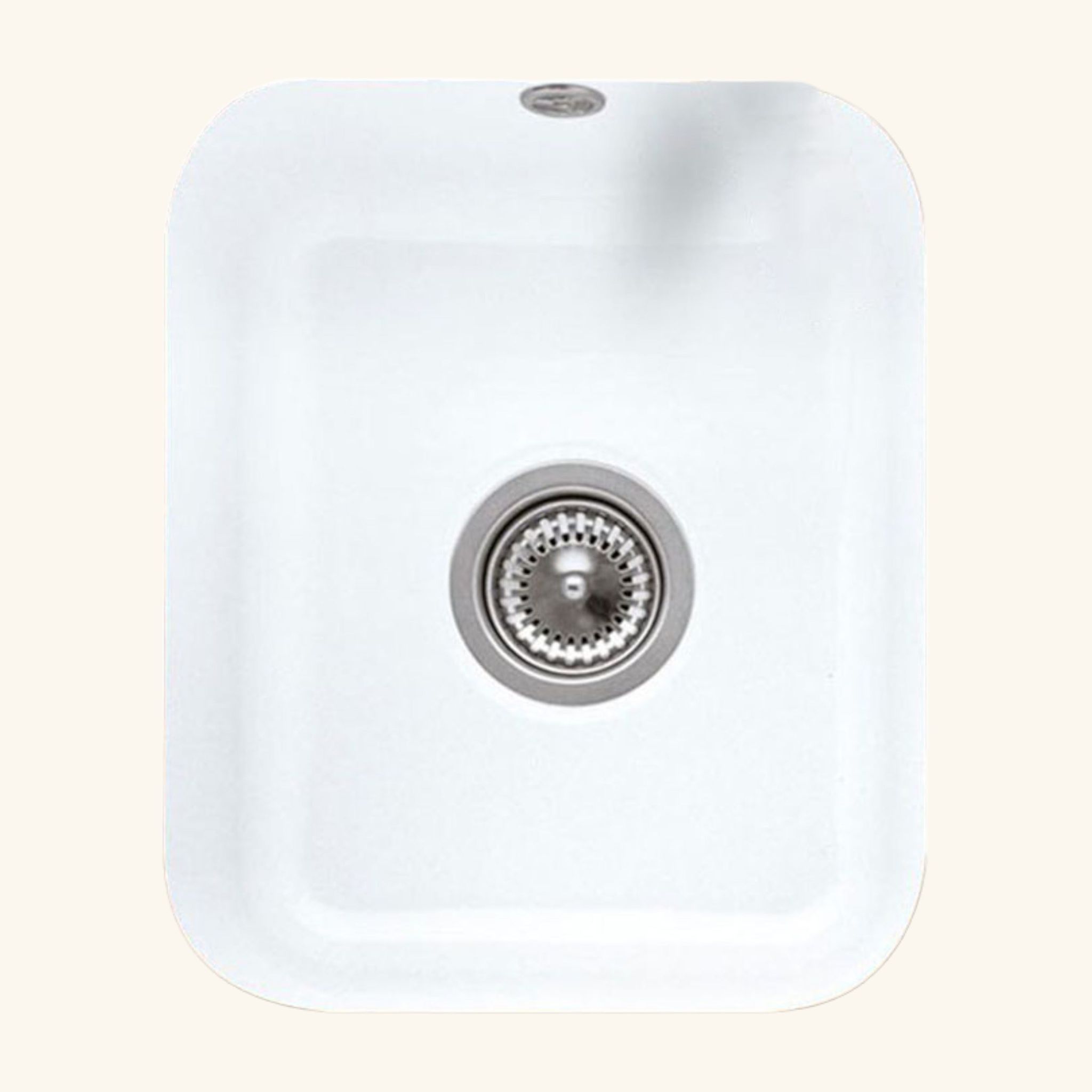 Villeroy&boch - Evier Sous-plan Céramique Blanc Cisterna 1 Bac 370x435
