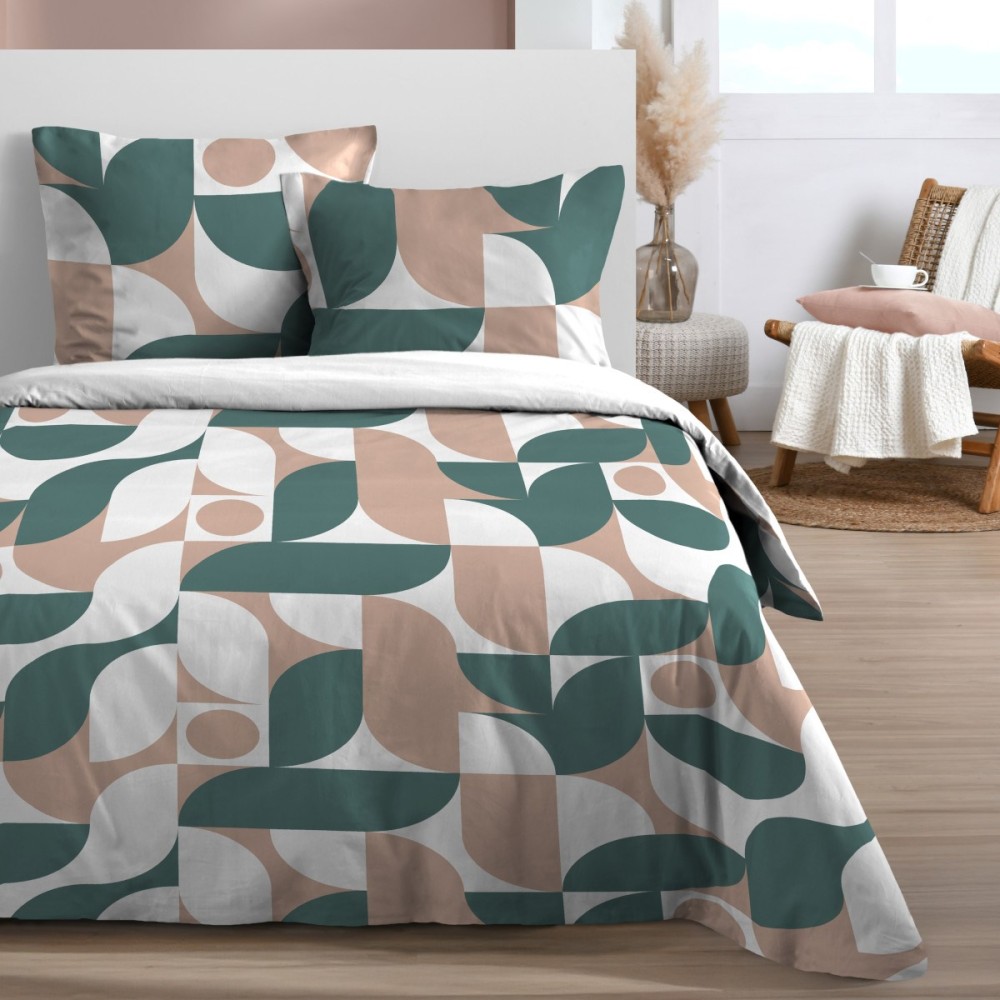 Housse De Couette 240x220 Joakim + 2 Taies 100% Microfibre
