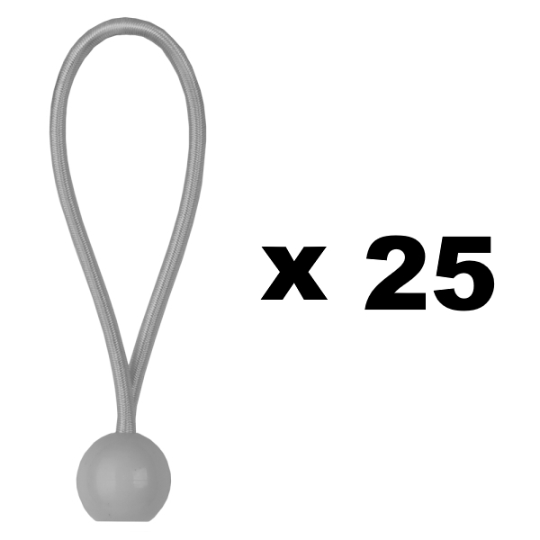 Lot De 25 Tendeurs À Boule 20 Cm