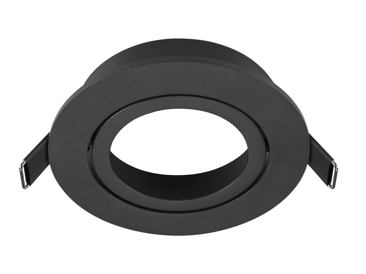 Collerette Spot Encastré New Tria® 95 Intérieur Rond Orientable Noir - Slv - 1007444