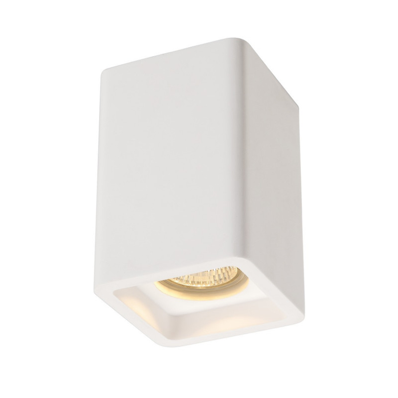 Plafonnier Intérieur Plastra Blanc Gu10/qpar51 35w Max Plâtre - Slv - 148004