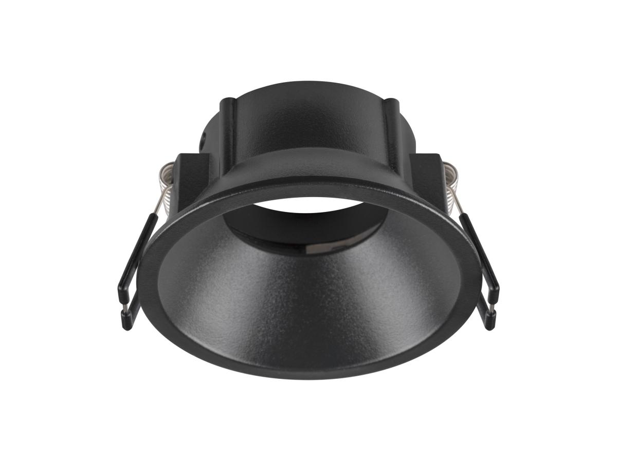 Collerette Spot Encastré New Tria® 75 Intérieur Rond En Retrait Noir - Slv - 1007488
