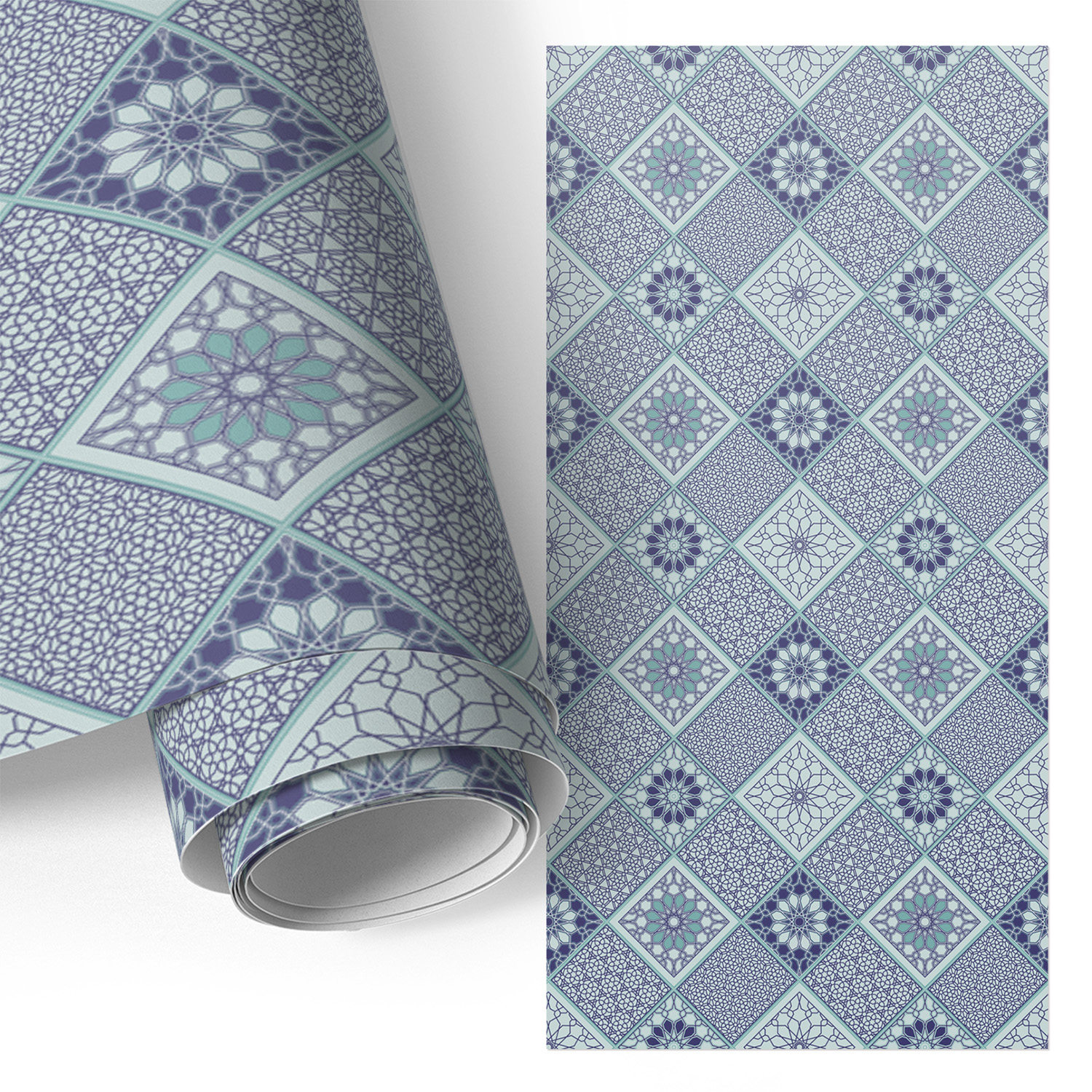 Film Auto-adhésif - Adhésif Décoratif - Imperméable - Pour Meubles - Pour Armoires Mosaïque À Motifs 50x100 Cm