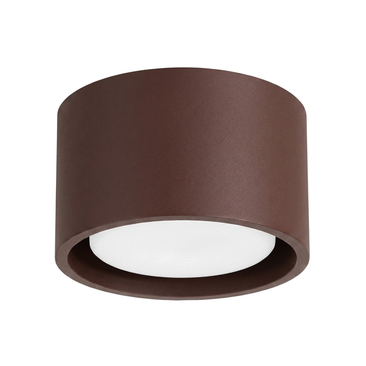 Spot De Plafond Minimaliste Rond Brun Ø10 Cm 1x Gx53 10 W Modo Sollux Lighting
