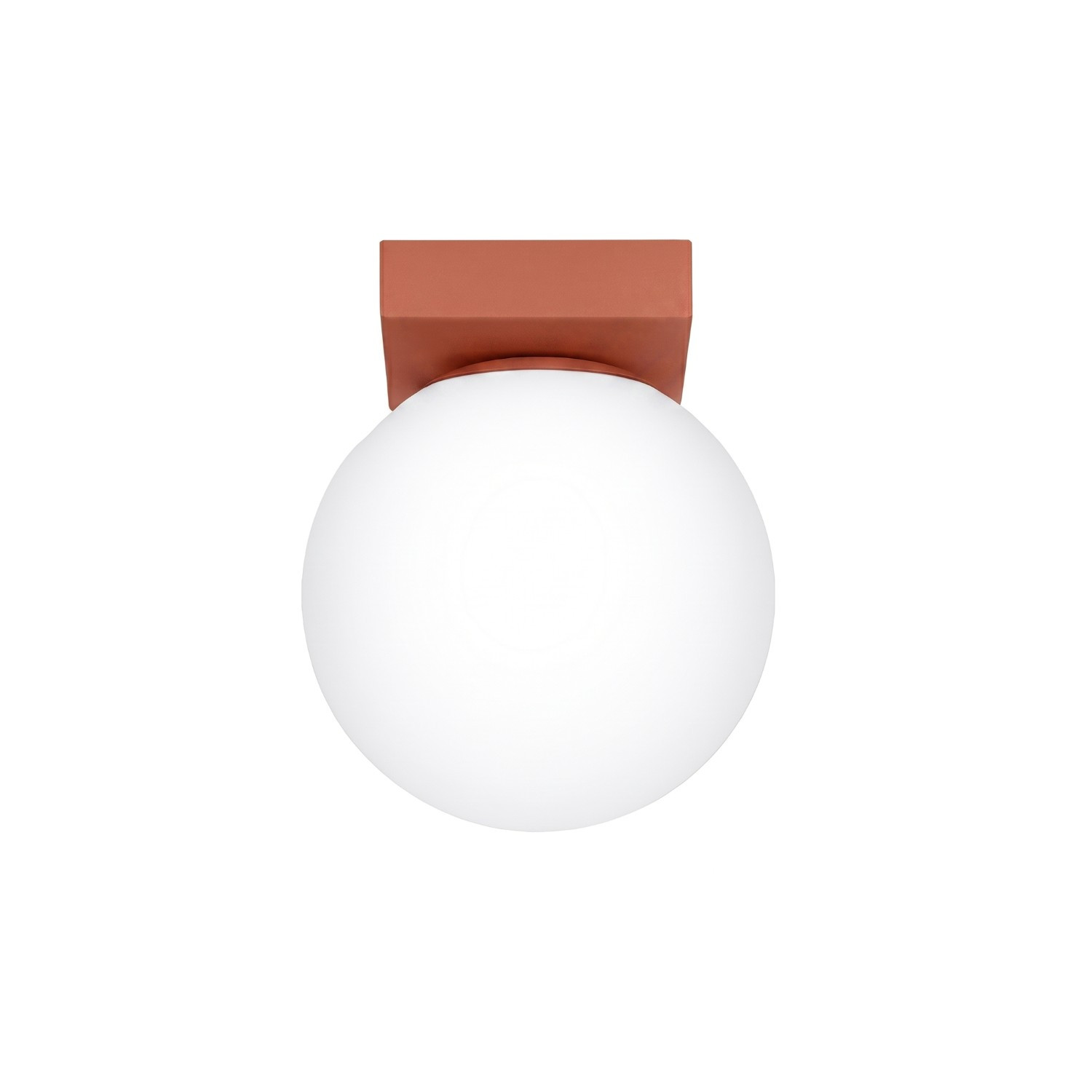 Plafonniers Yoli Acier/verre Ocre Rouge 1xg9 12cm Sollux