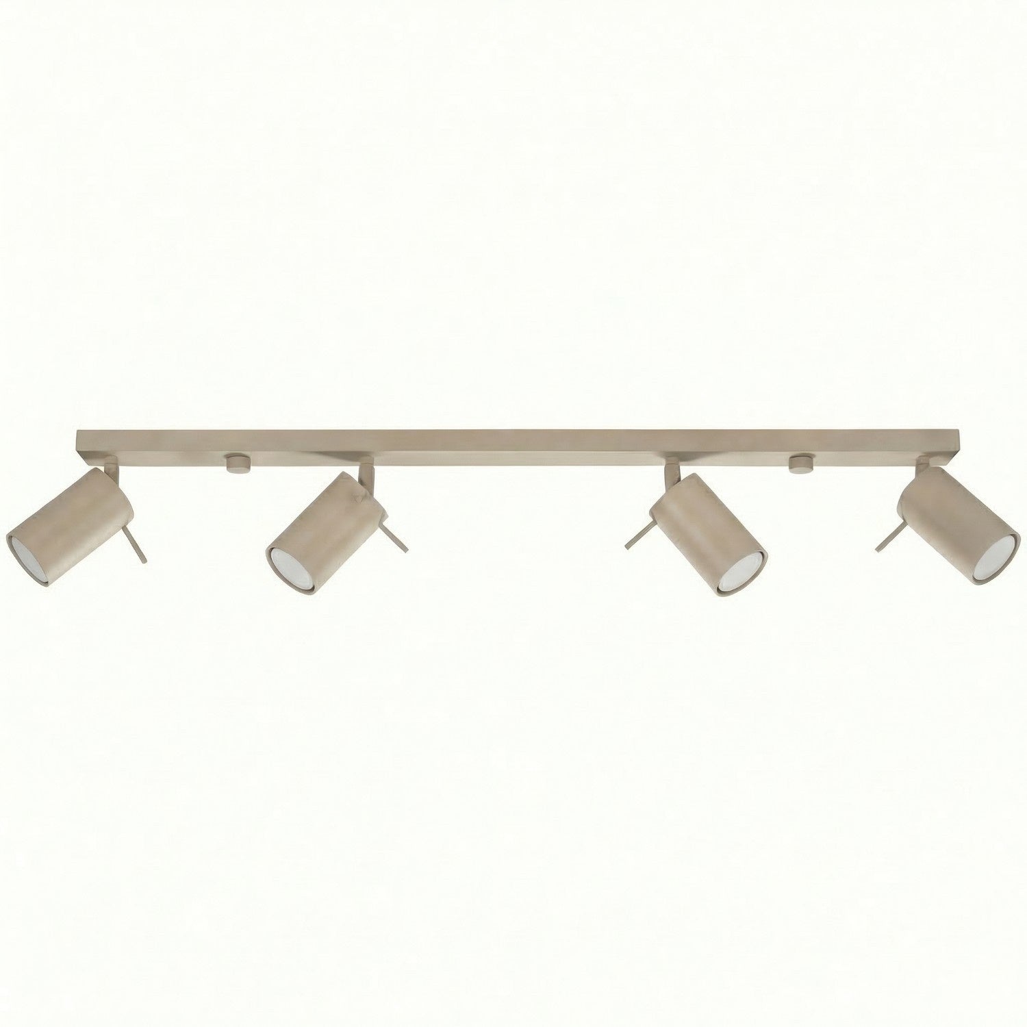 Plafonnier Moderne Taupe 80 Cm 4 Spots Gu10 10 W Ring Sollux Lighting