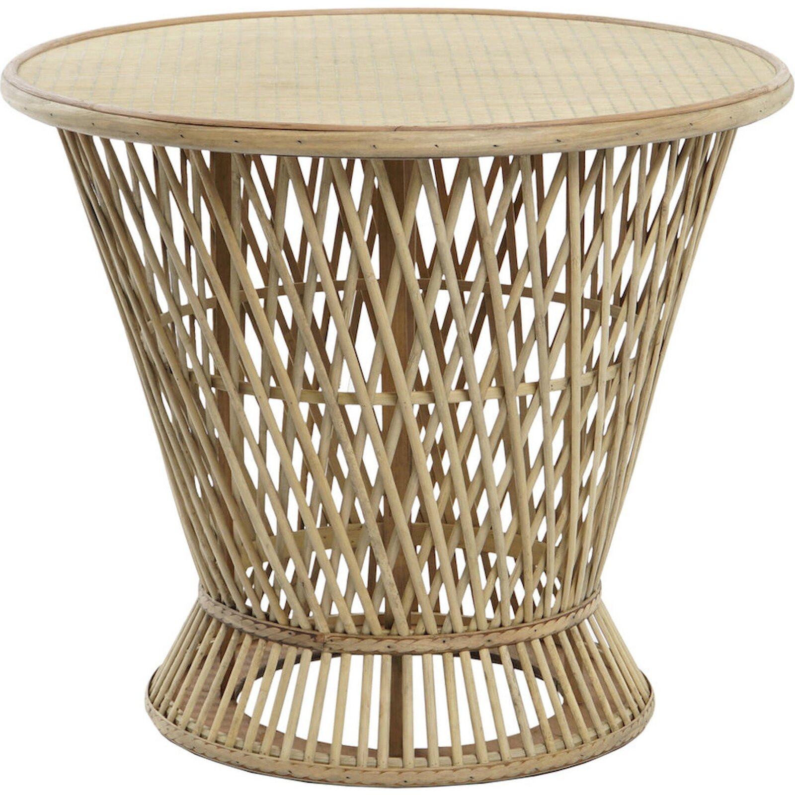 Table Basse En Bambou Éco-conçu Pour Intérieur Chic - Bambou Teinte Naturelle Légère