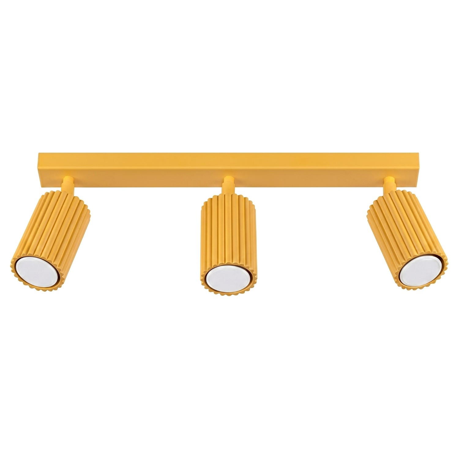 Plafonniers Karbon Aluminium Jaune 3xgu10 45cm Sollux