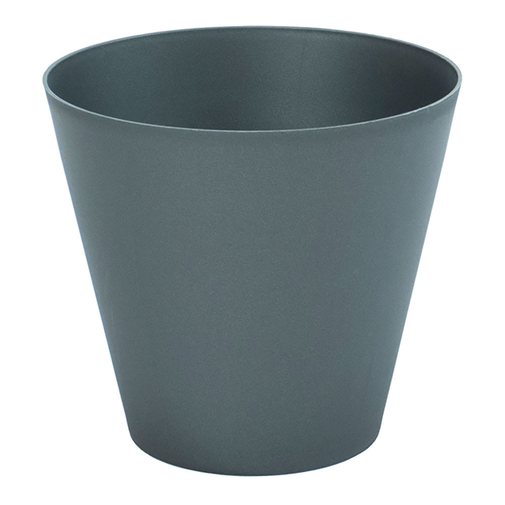 Plastiken Pot De Fleurs Cône Tes - 32 Cm - Anthracite
