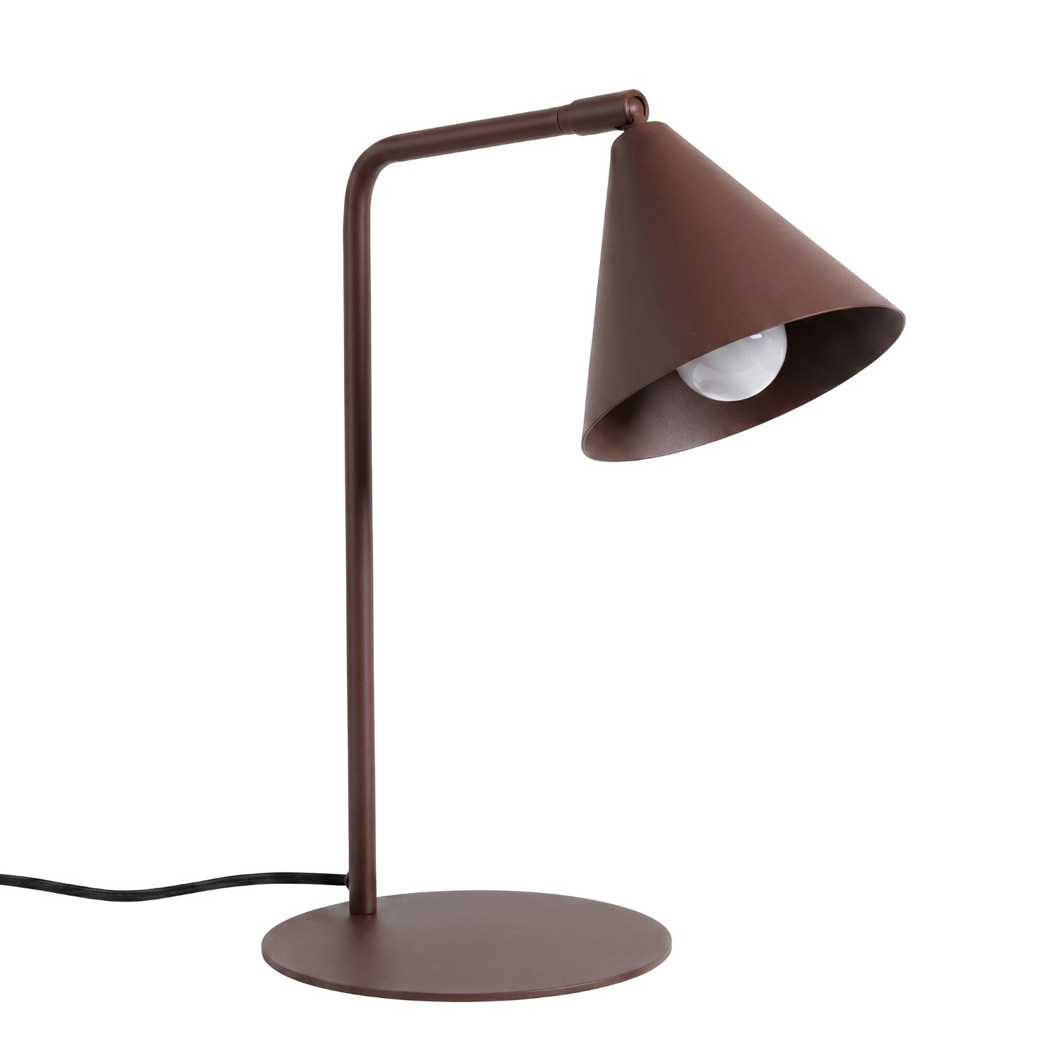 Sollux Nox Lampe De Bureau Marron 1x E14