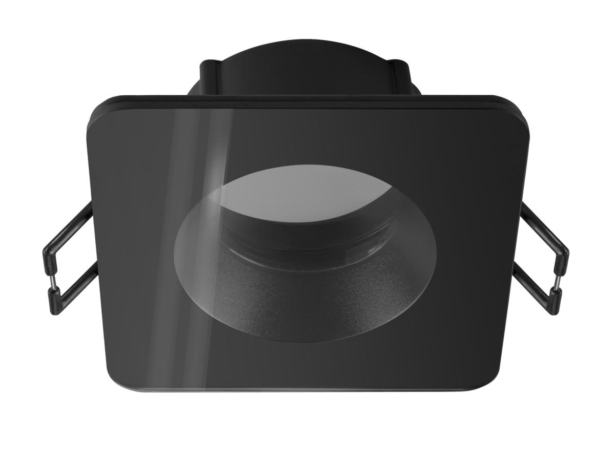 Collerette Pour Spot Encastré New Tria® 68 Intérieur Carré Noir Ip 65 - Slv - 1007338