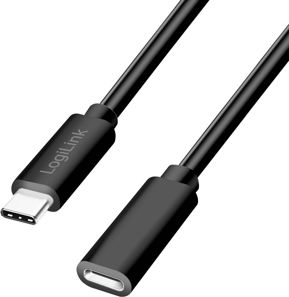 Logilink Câble Usb-c Usb 2.0 Usb-c® Mâle, Usb-c® Femelle 2.00 M Noir Cu0211