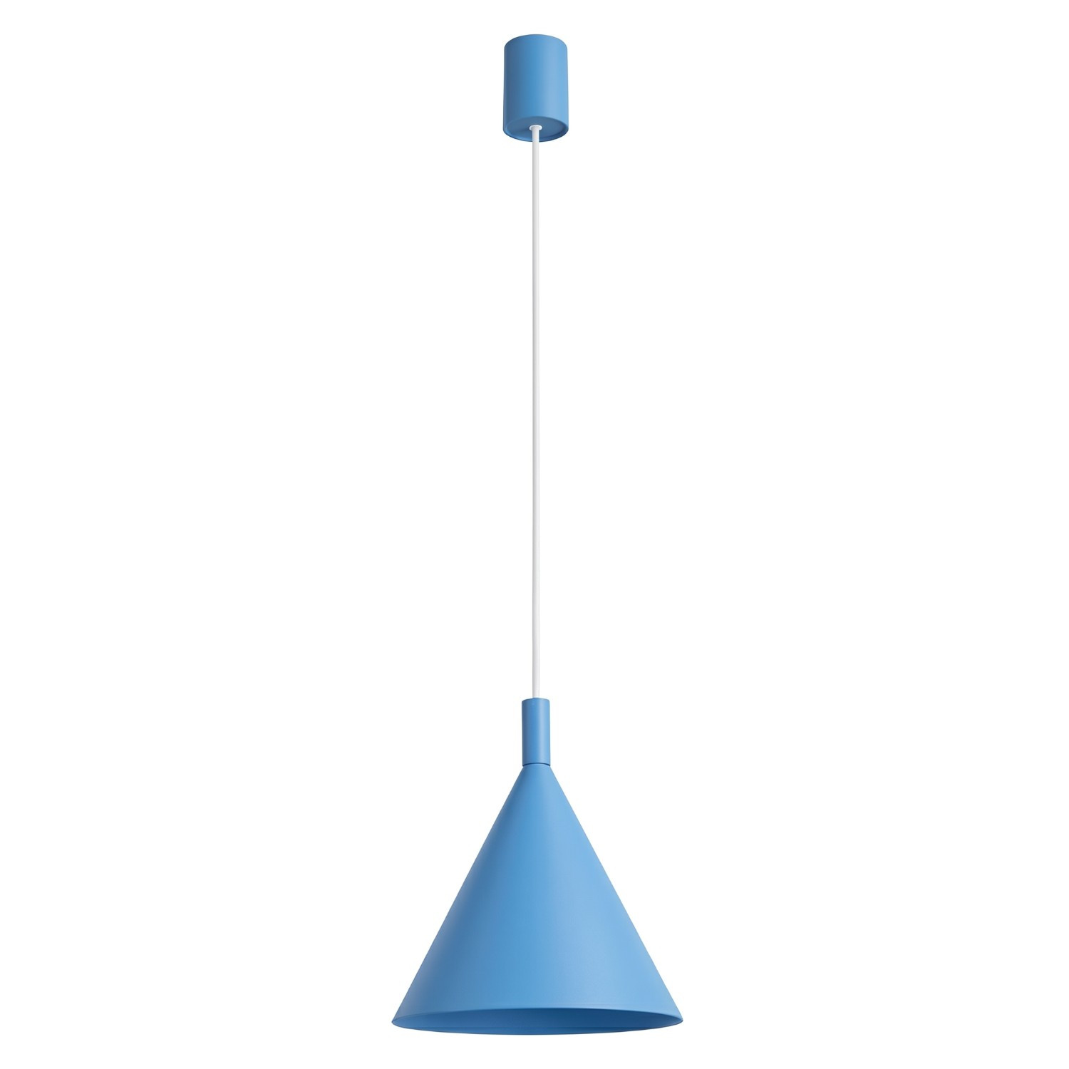 Suspensions Nox Acier Bleu Ciel 1xe27 24.5cm Sollux