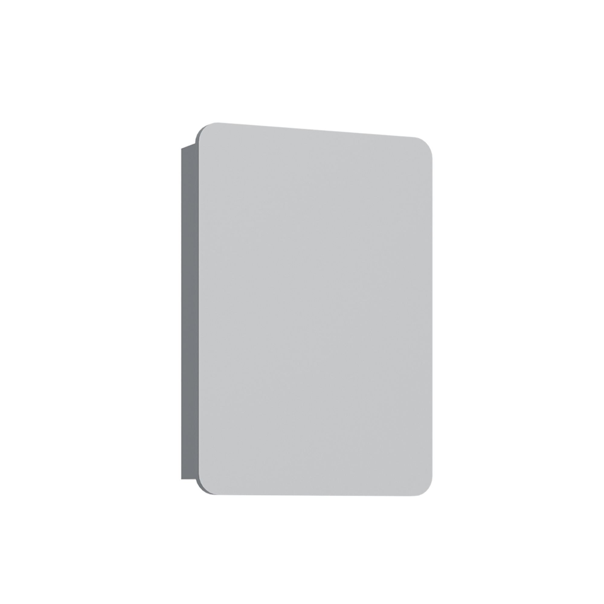 Meuble Salle De Bain Avec Miroir "orbit 50" - 50 X 16 X 71 Cm - Grey