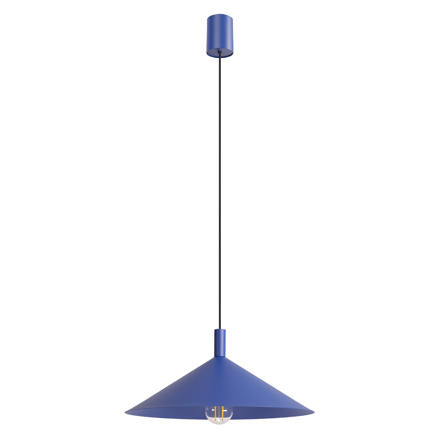 Suspensions Nox Acier Outremer 1xe27 40cm Sollux