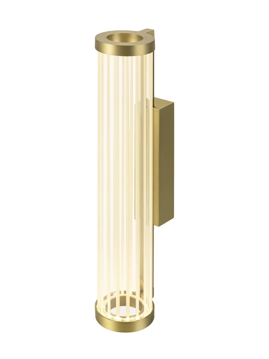 Applique murale LED SLV Quimera, couleur laiton, hauteur 41 cm, CCT