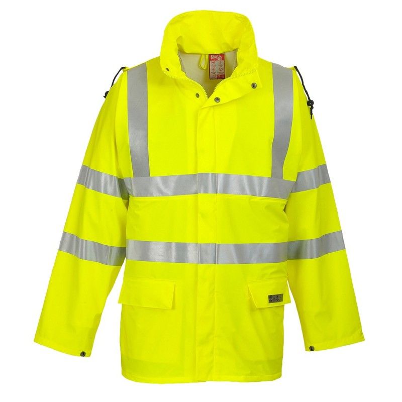 Veste De Pluie Hivis Fr Sealtex Couleur: Jaune Taille 5xl Portwest