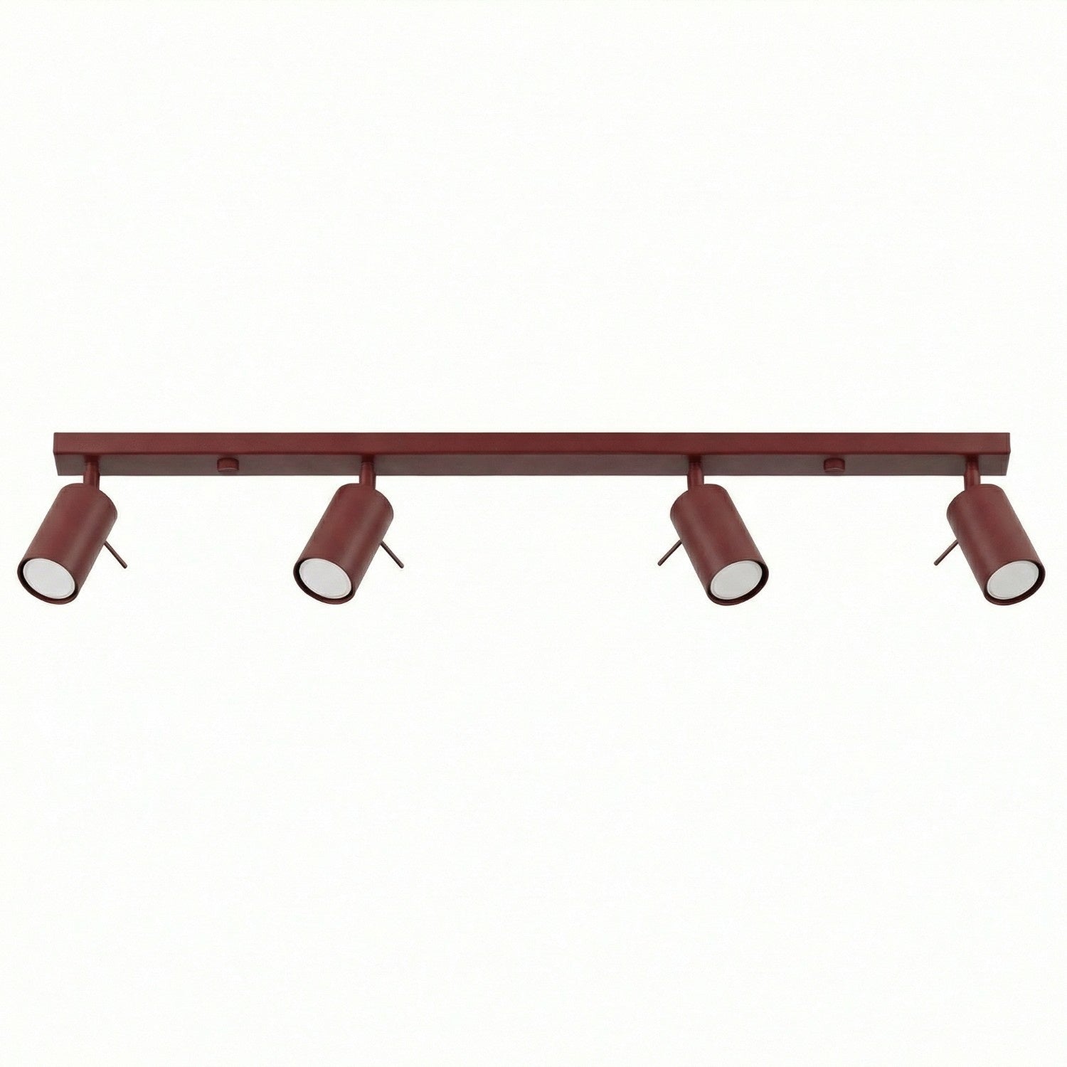 Plafonnier Rail Moderne Bordeaux 80 Cm 4 Spots Gu10 10 W Ring Sollux Lighting