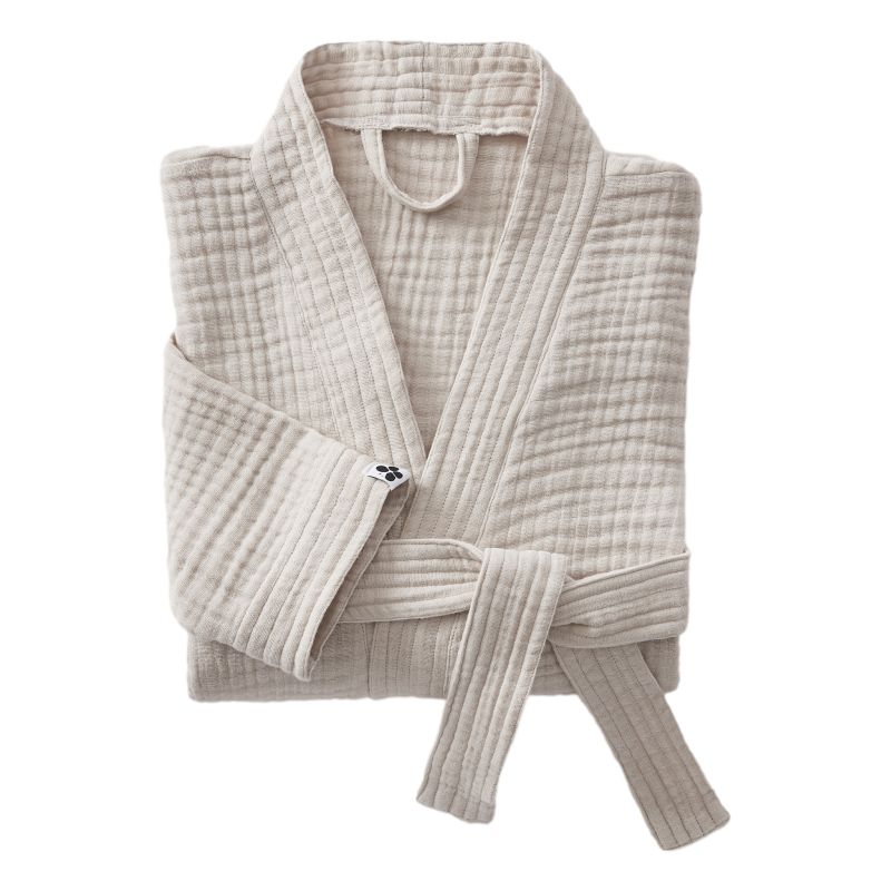 Peignoir Kimono Mixte Gaze De Coton Unie Gaïa L'Effet Papillon - Gaia Pampa - - Gaia Pampa -
