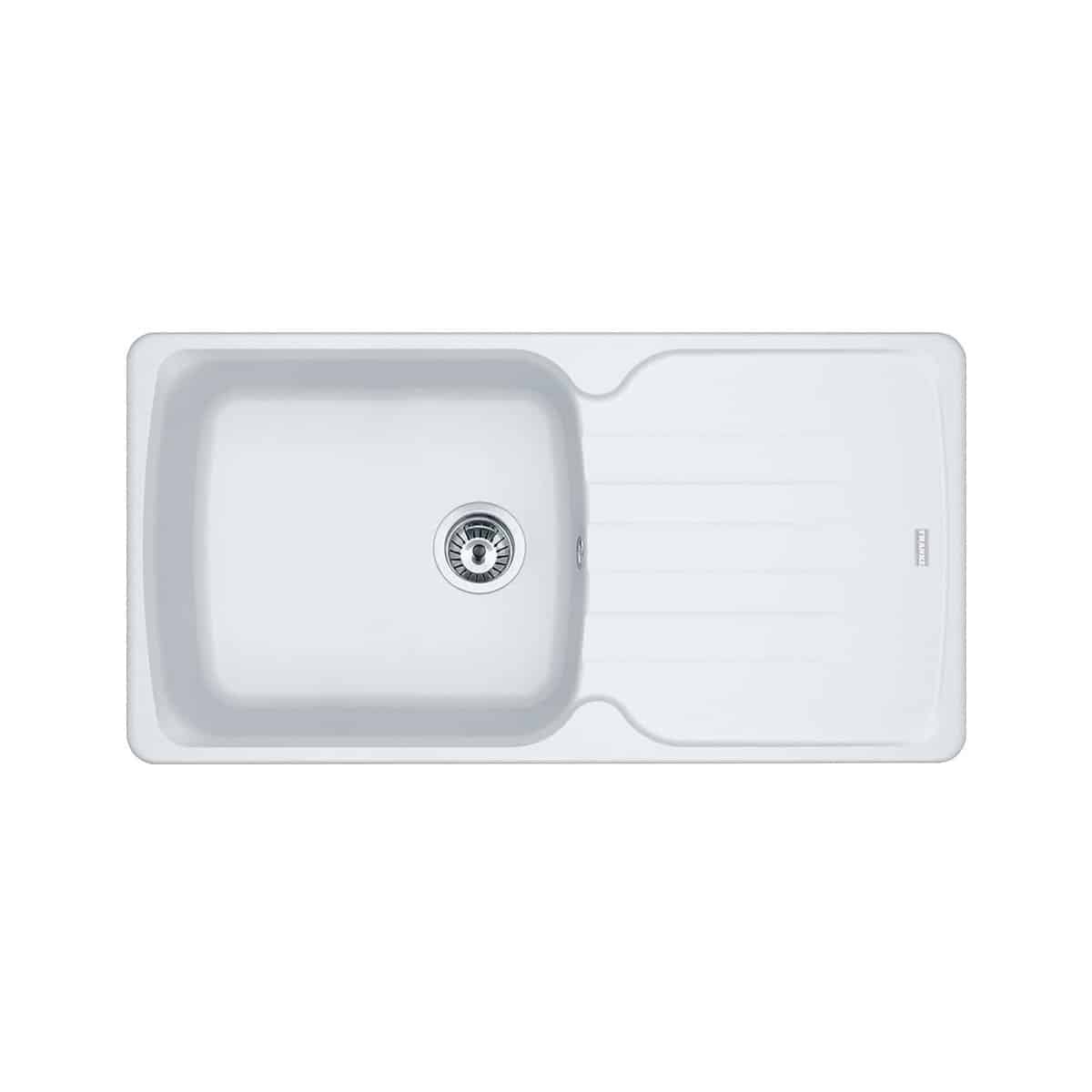 Franke - Evier Antea Fragranit+ Azg611-xl - Blanc Artic (moucheté)