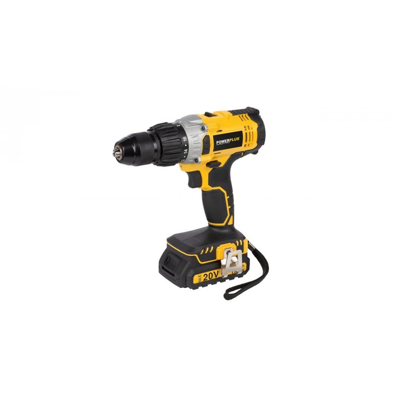 Perceuse Visseuse A Percussion En Mallette Réf Powx00445désignation Perceuse Visseuse À Percussion - 50 Nmbatterie Li-ion 20v -