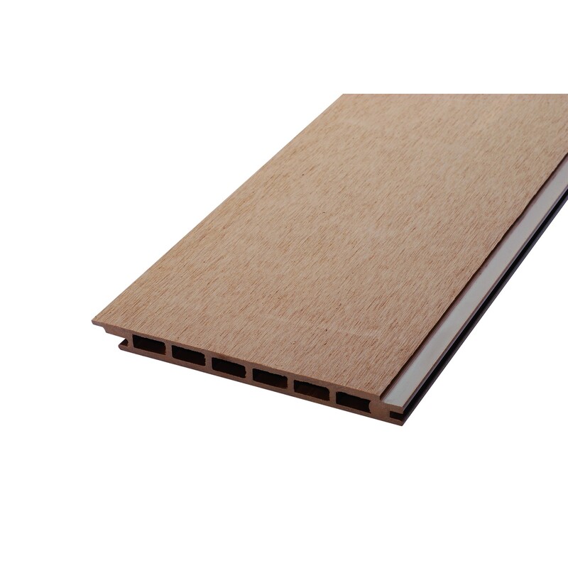 Lame De Bardage Bois Composite Alvéolaire L 270 Cm / L 17,1 Cm / E 1, 5 Cm - Coloris - Beige Clair, Epaisseur - 1.5cm, Largeur - 17.1 Cm, Longueur - 270 Cm