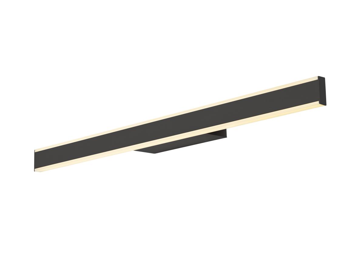 SLV Applique pour salle de bain LED One Linear, 70 cm, noir, CCT
