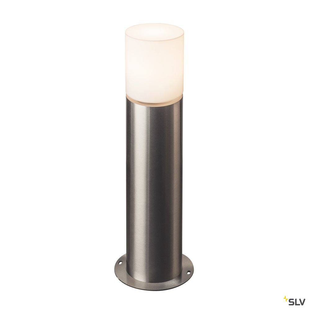 SLV Luminaire pour socle Rox acrylique, hauteur 60 cm, gris, acier inoxydable