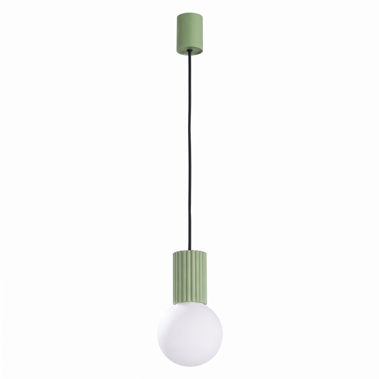 Suspensions Halo Aluminium/verre Sauge 1xg9 12cm Sollux