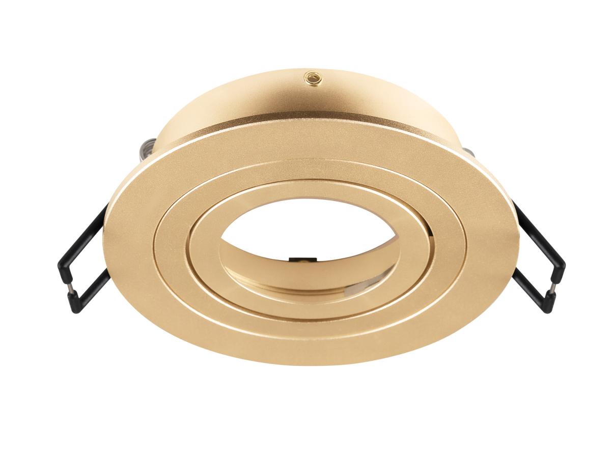 Collerette Spot Encastré New Tria® 75 Intérieur Rond Orientable Doré - Slv - 1007344