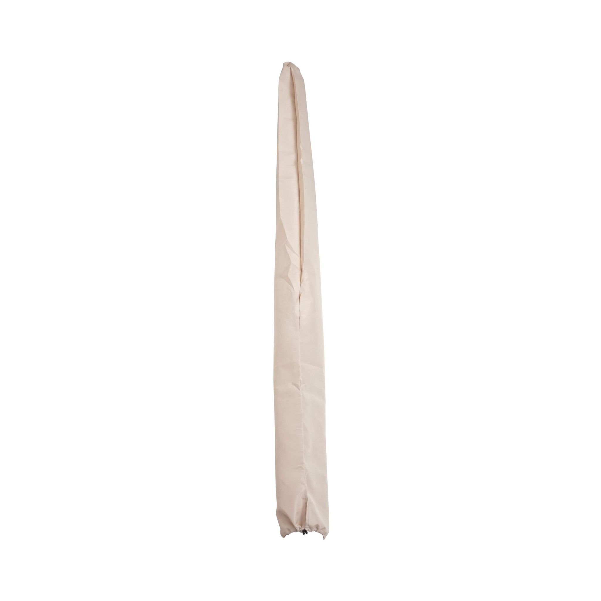 Housse De Protection Pour Demi-parasol Ø 3 M Avec Cordon De Serrage Crème 04_0007046