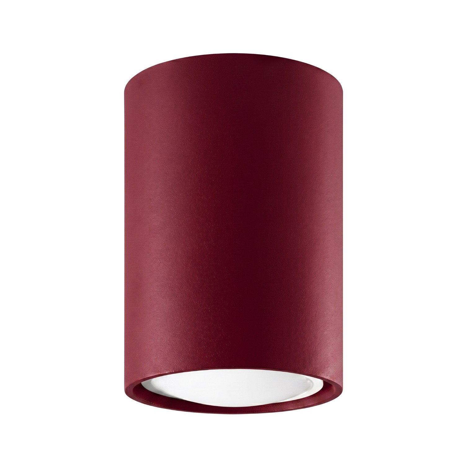 Plafonniers Lagos Acier Bourgogne 1xgu10 6cm Sollux