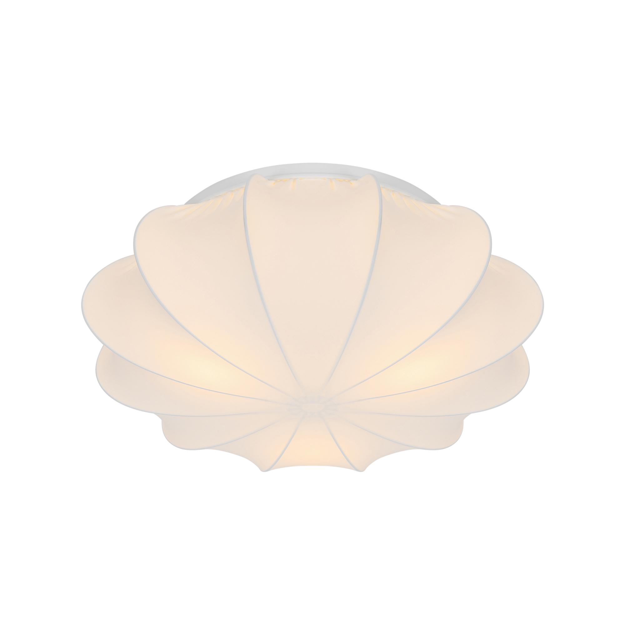 Plafonnier Aeron 60 Textile Blanc, H. 24 - Ip20 - E27 / Nordlux Intérieur