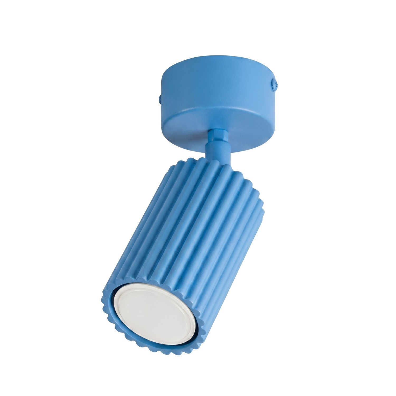 Plafonniers Karbon Aluminium Bleu Ciel 1xgu10 7cm Sollux