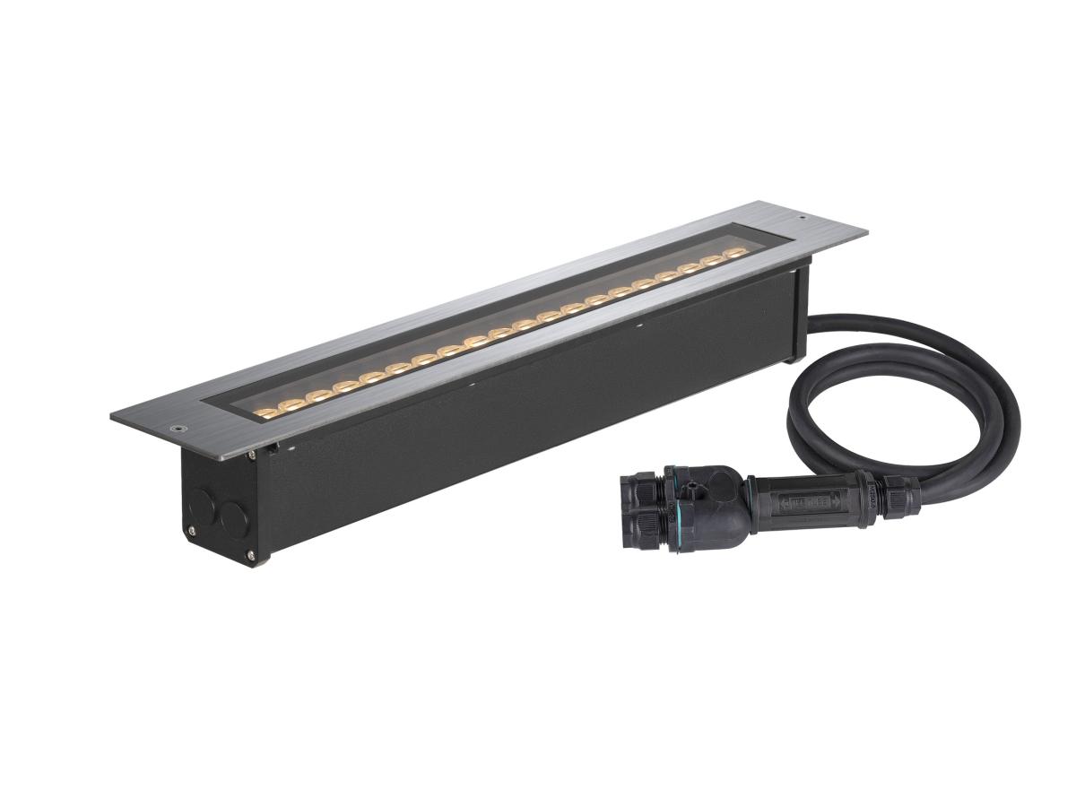 Encastré De Sol Dasar® 600 18w 3000 K Ip65/ip67 Carré Inox - Slv - 1007195