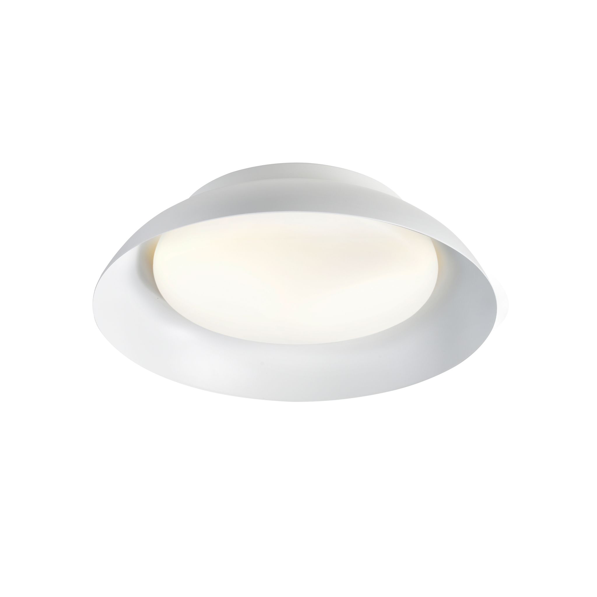 Plafonnier Nivora 36 Métal Blanc, H. 10,5 - Ip20 - E27 / Nordlux Intérieur