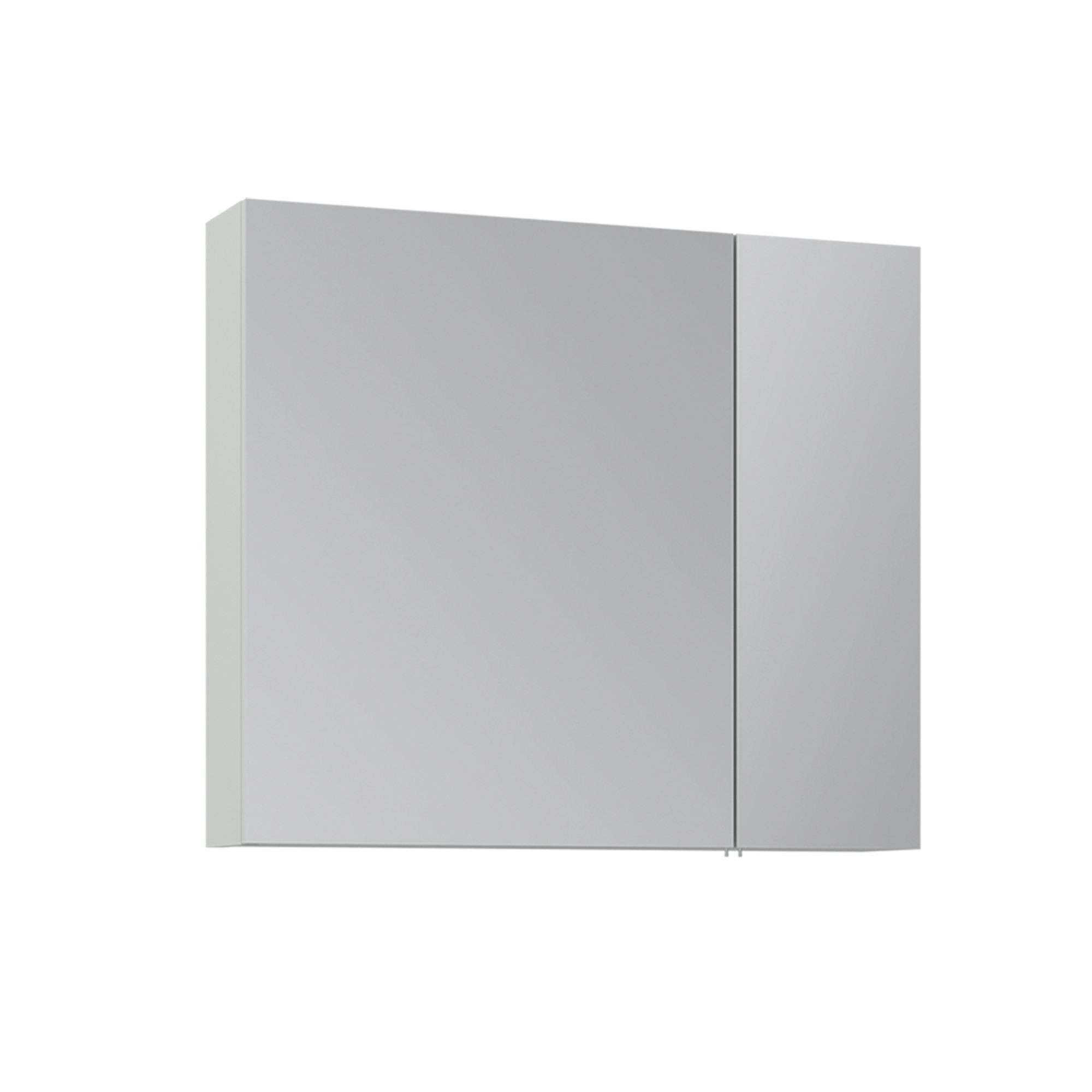 Meuble Salle De Bain Avec Miroir "nuvola 80 V2" - 75 X 16 X 66 Cm - Cashmere