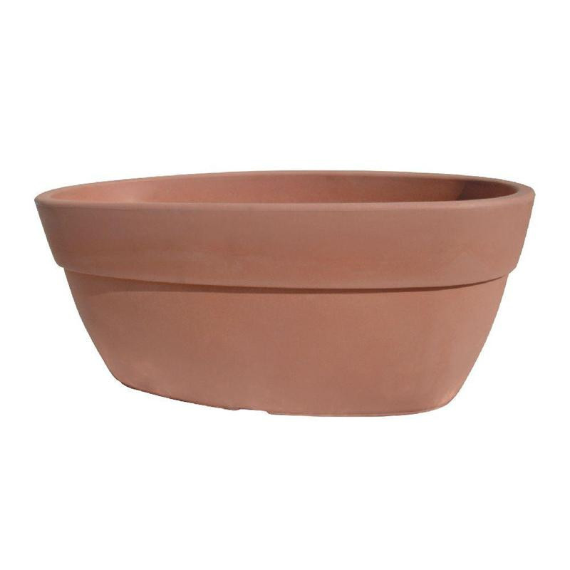 Jardinière - Ellittica - 60 X 35 X H 25 Cm - Marron - Livraison Gratuite