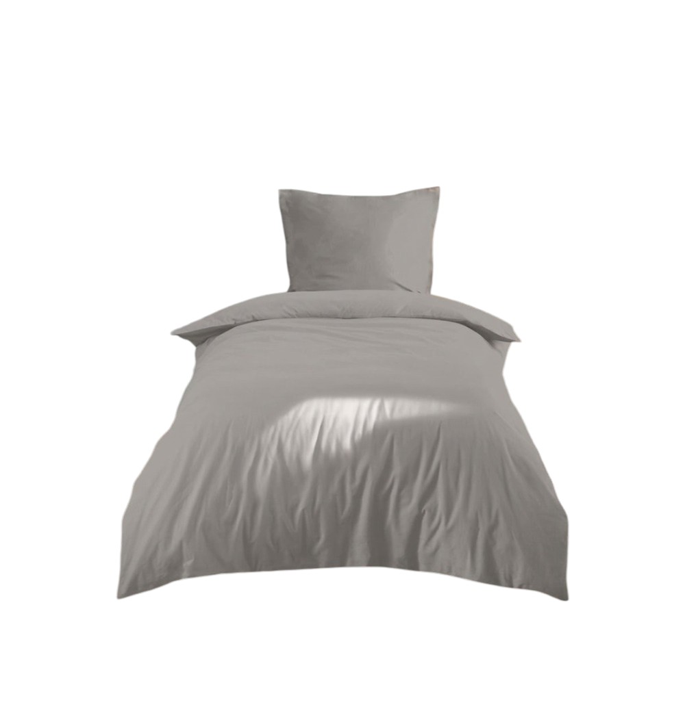 Parure De Lit 140 X 200 Cm Cocon Taupe