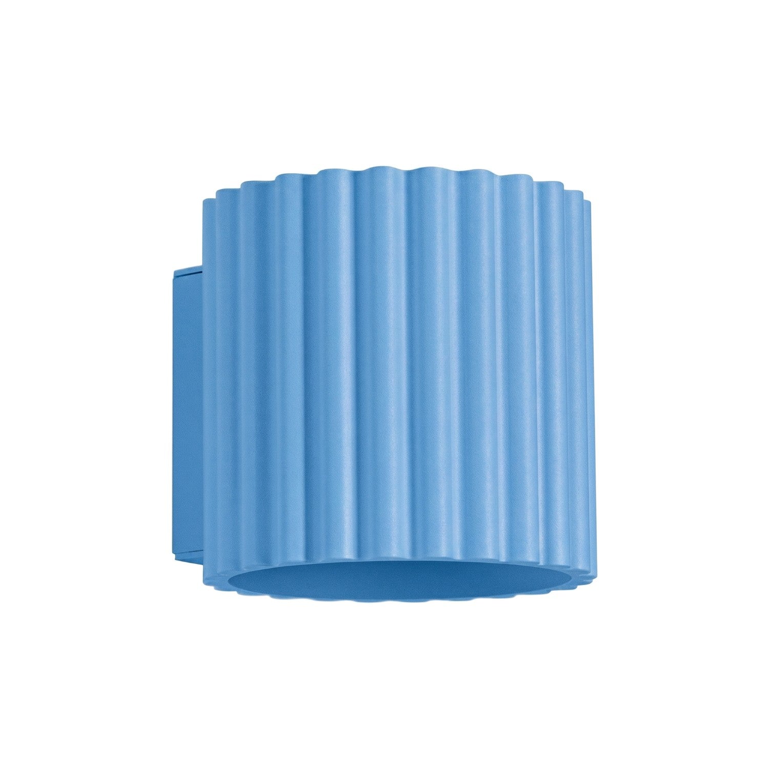 Applique Murale Moderne Bleu Rainuré Haut Bas 1xg9 8 W Aura Sollux Lighting