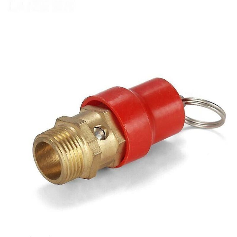 Soupape De Sécurité Pour Compresseur D'Air G1/4 Mâle 8 Kg - Construction Laiton Résistante À La Corrosion - Protection Contre La Contre-pression
