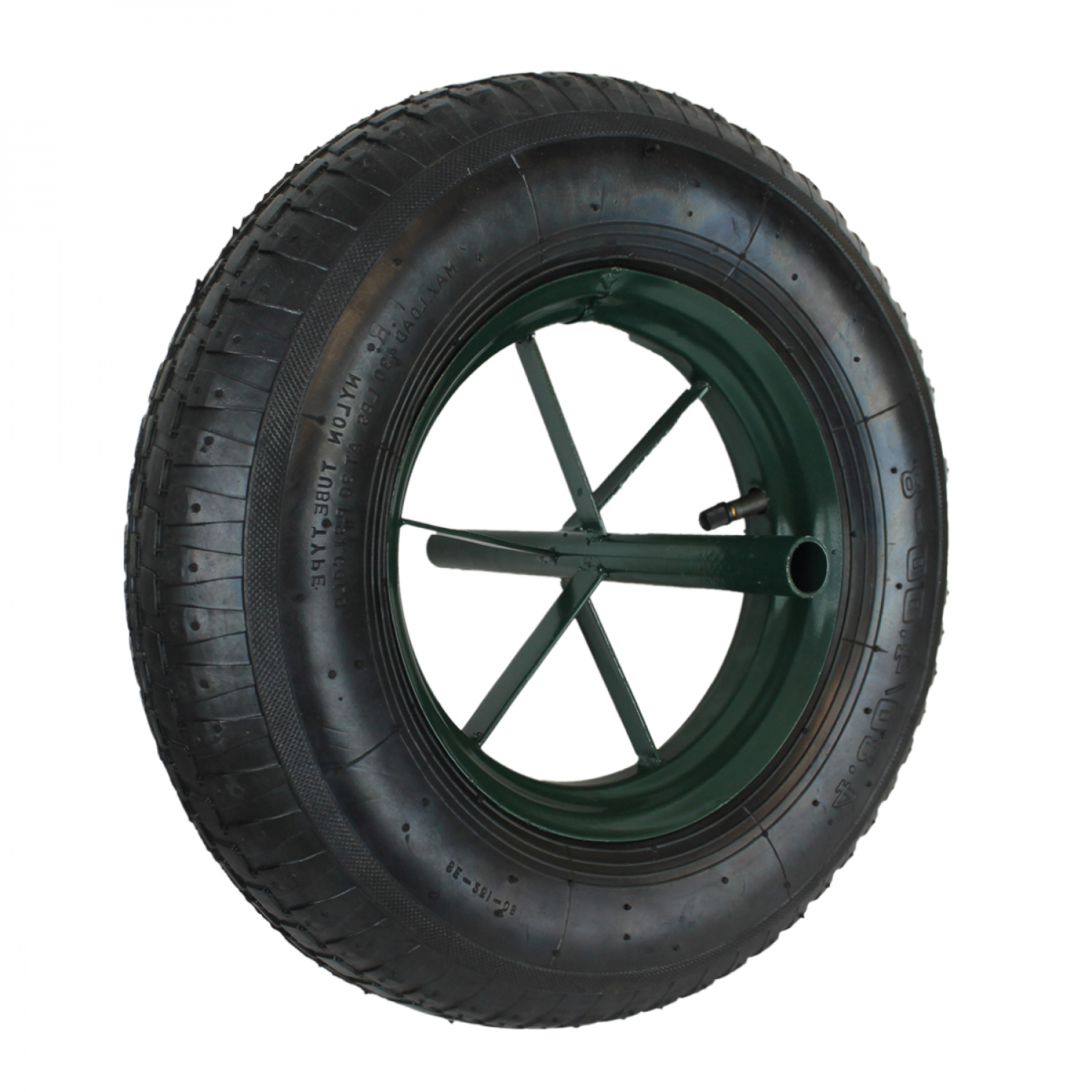 Roue Gonflable Pour Brouette 36.5 X 8 Cm - Axe 20 Mm Linxor