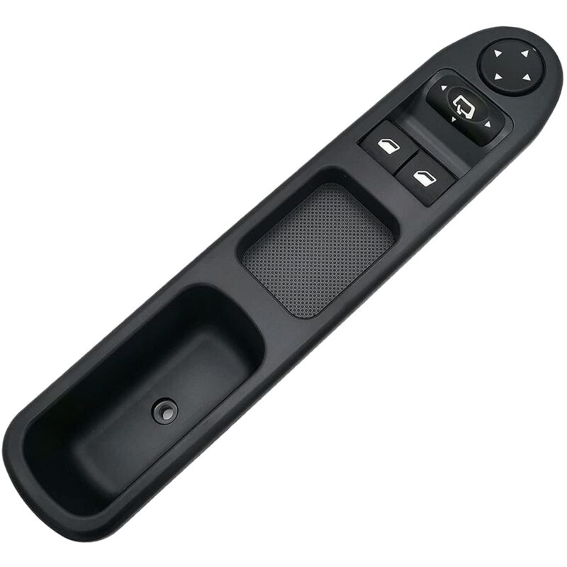 Bouton Lève-vitre Pour Peugeot 307 - Interrupteur Électrique Noir - Compatible 2000-2005 - Installation Facile Sans Ajustement - 96351622xt