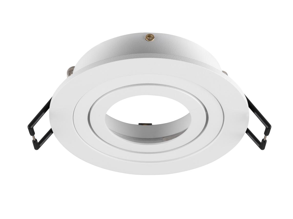 Collerette Spot Encastré New Tria® 75 Intérieur Rond Orientable Blanc - Slv - 1007342