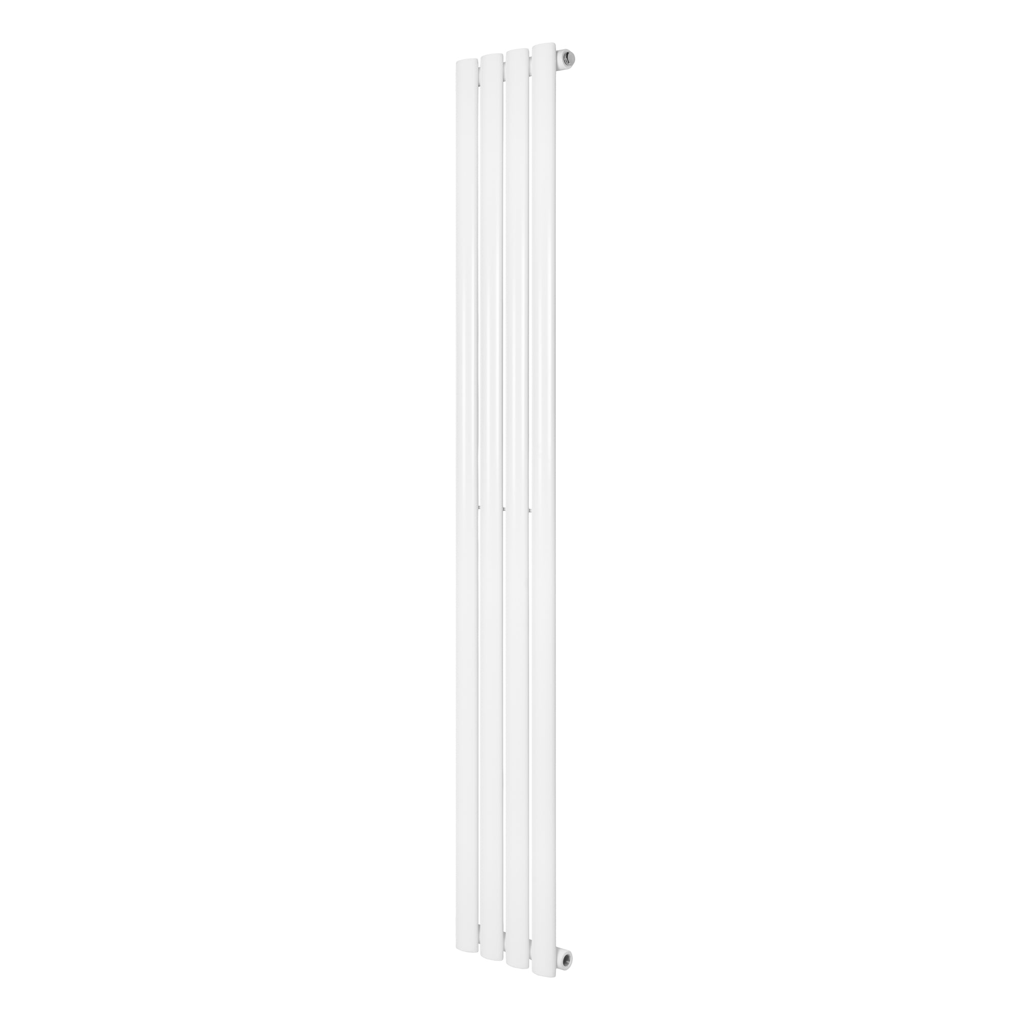 Radiateur Ovale À 1 Panneau 1600 X 240 Mm En Acier Blanc Horizontale
