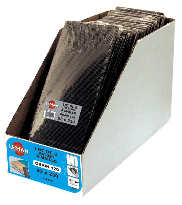 8 Patins Maille 115 X 280 Gr 120 Par 15 Lots